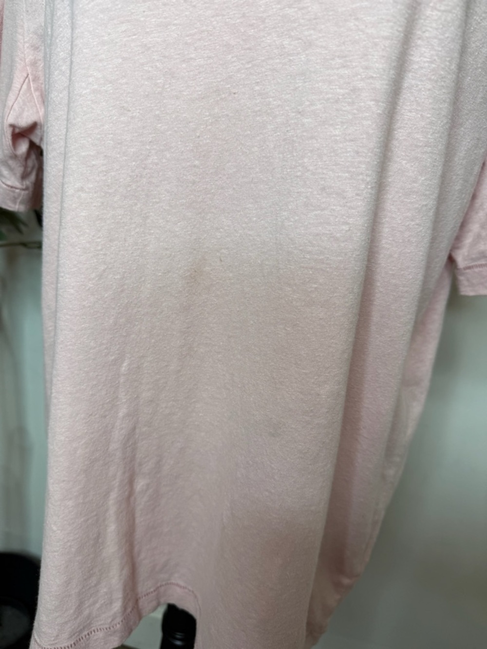 Merz B Schawen Classic Light Pink Crewneck Short Sleeve Tee - Picture 3 of 4